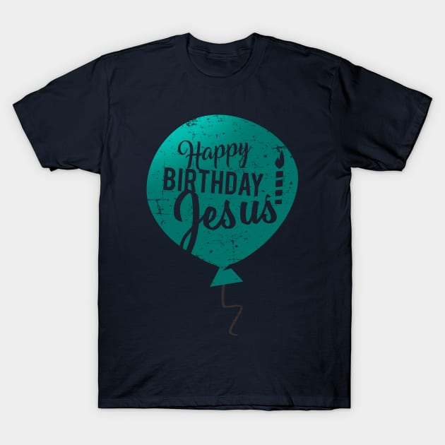 Happy Birthday Jesus, true meaning of Christmas for Christians T-Shirt by Gold Wings Tees